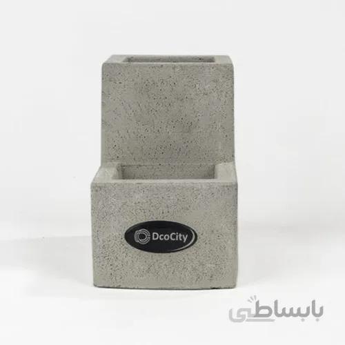 گلدان بتنی و جاقلمی طرح L