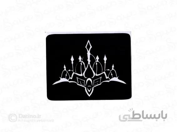 شابلون حنا طرح تاج کویین 10623