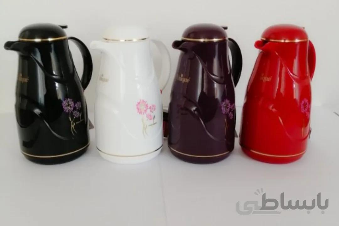 فلاسک 1 لیتر شیشه ای یونیک مدل UN 1915 طوسی