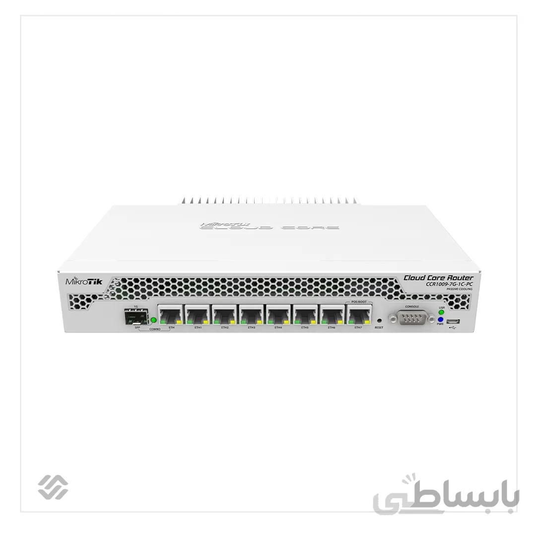 روتر MIKROTIK CCR1009-7G-1C-PC