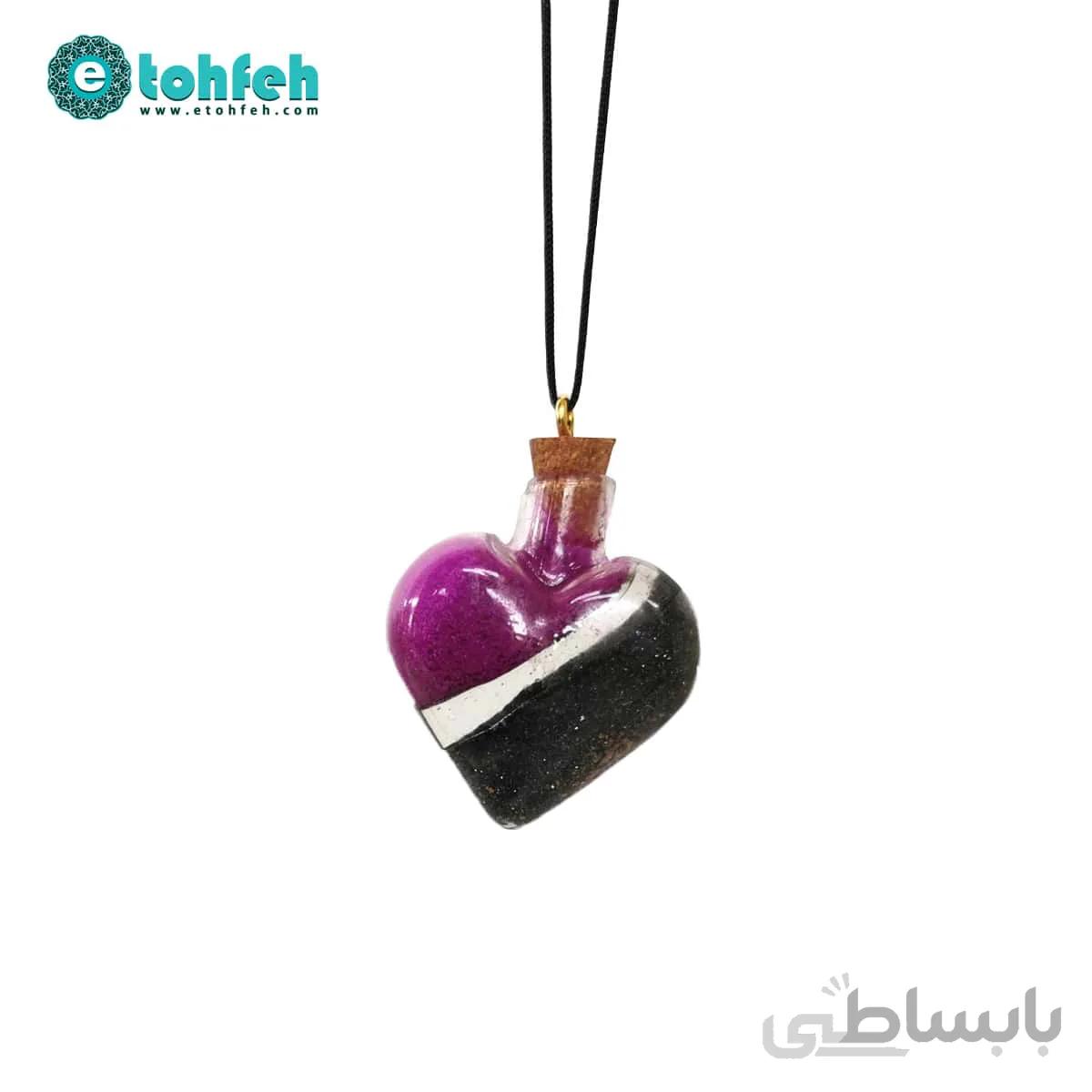 خاک رنگی طرح قلب