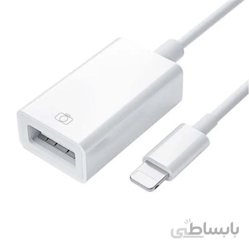 کابل لایتنینگ OTG یسیدو مدل GS10