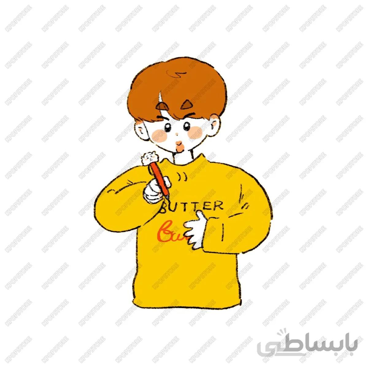 استیکر bts butter کد 11268