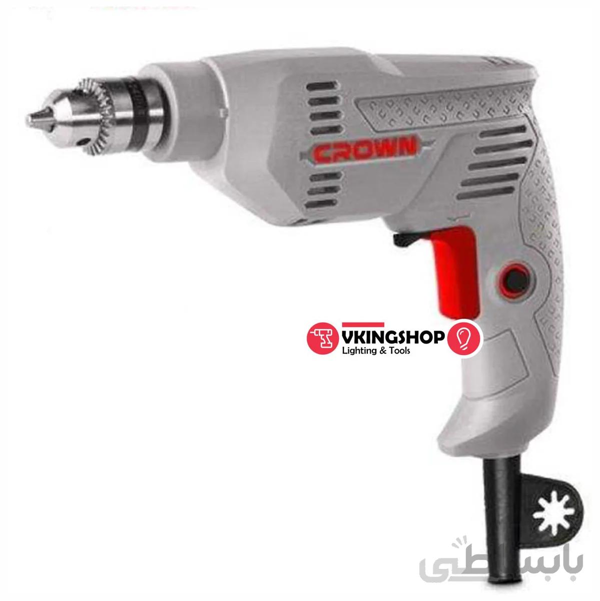 دریل 10 میلیمتری 400وات سه نظام اتوماتیک کرون مدل CT10126