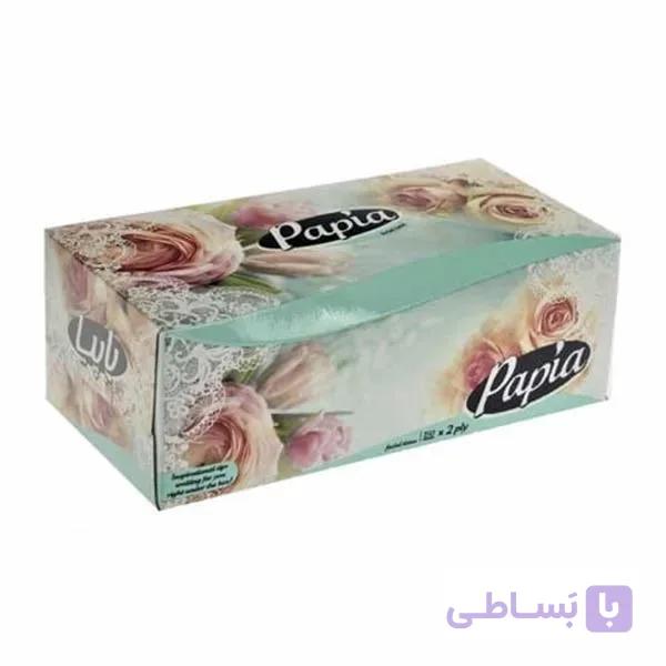 دستمال کاغذی 300 برگ پاپیا در بسته 48 عددی ا papia napkin 300leaves