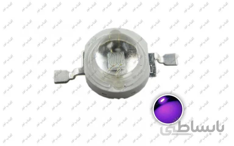 پاور ال ای دی فرابنفش UV طول موج 395 نانومتر
