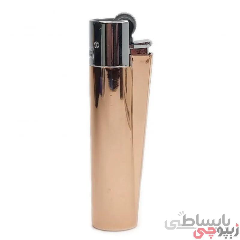 فندک کلیپر اصلی رنگ رزگلد نقرهای original clipper lighter rose gold & silver