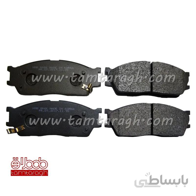 لنت ترمز جلو تیبا ساینا کوییک ریو LS برند گلد GOLD اصل کره
