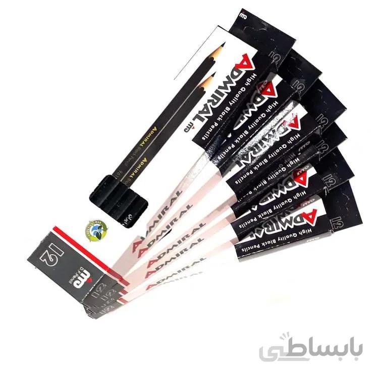 مداد مشکی ادمیرال _ قراص 144 عددی
