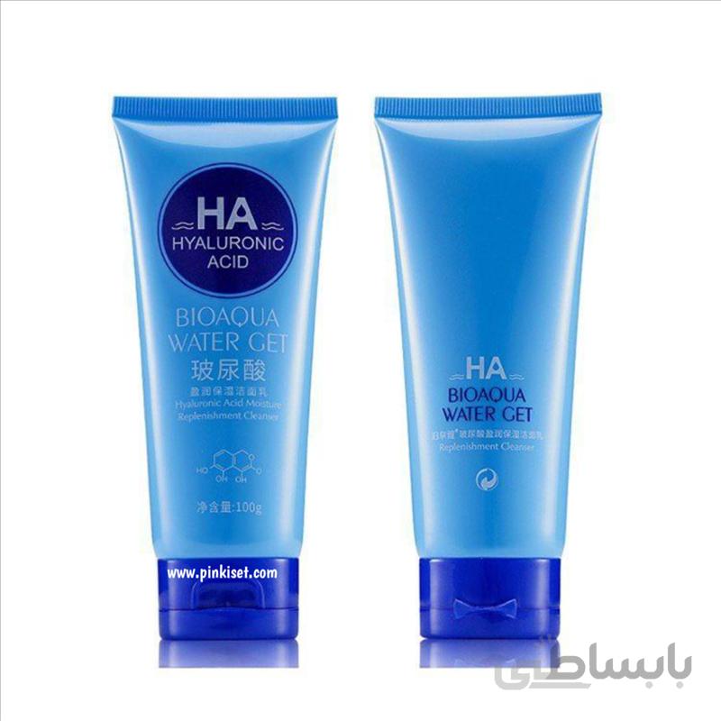 فوم شستشو هیالورونیک اسید بیوآکوا HA واتر جت - BIOAQUA