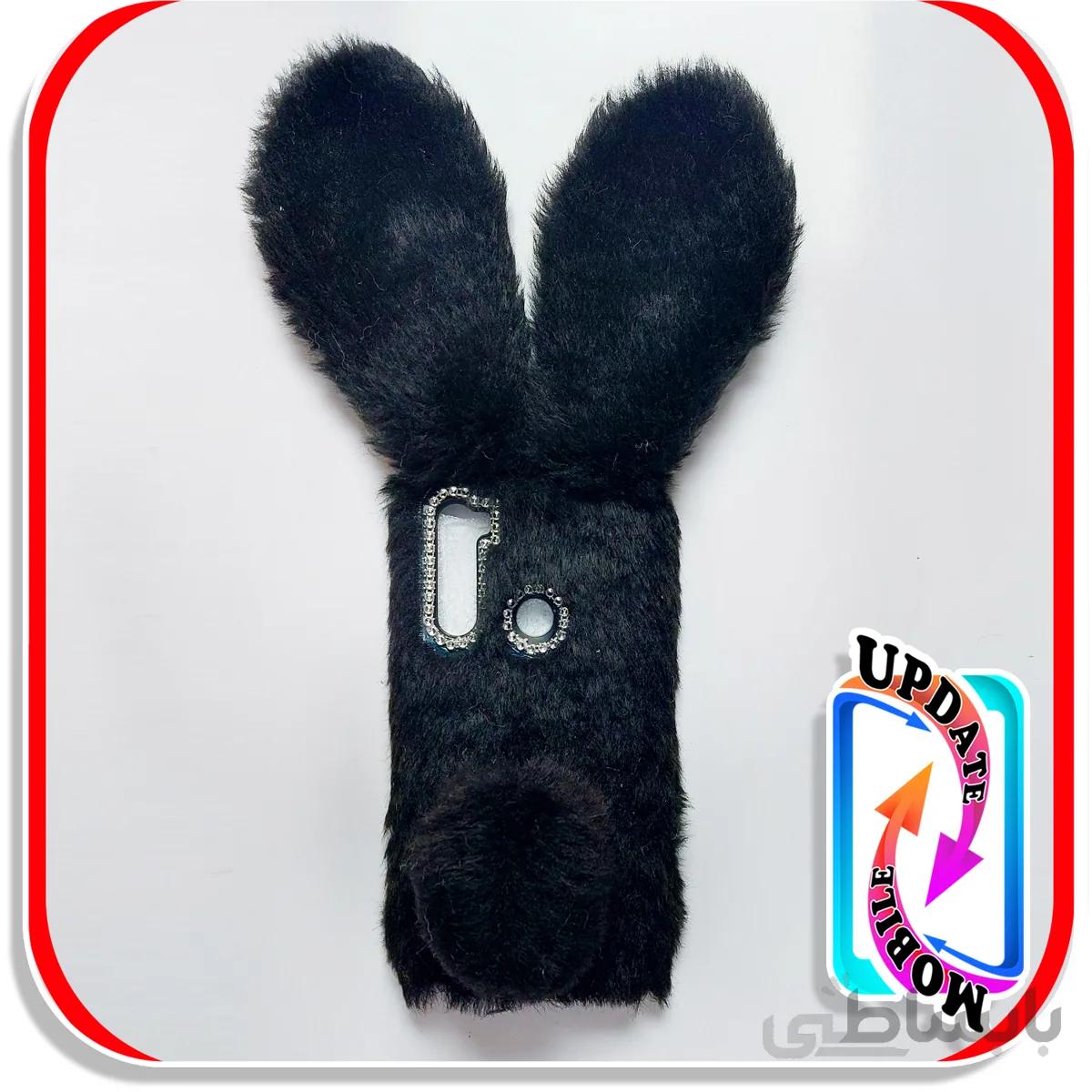 قاب خزدار خرگوشی مناسب برای گوشی شیاومی note 8 مشکی