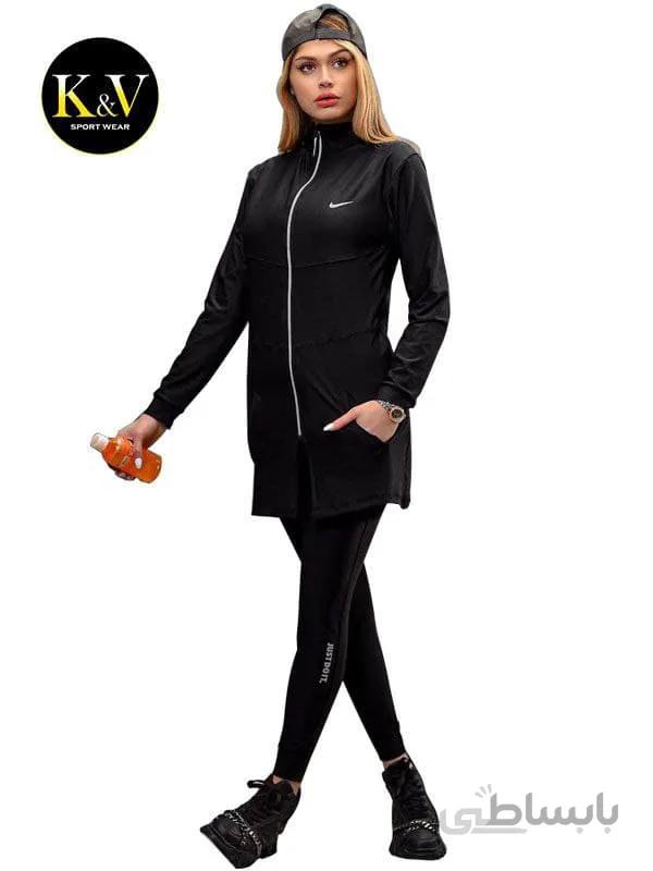 ست مانتو شلوار ورزشی NIKE 04 code ا Nike sport pants manteau set code 04