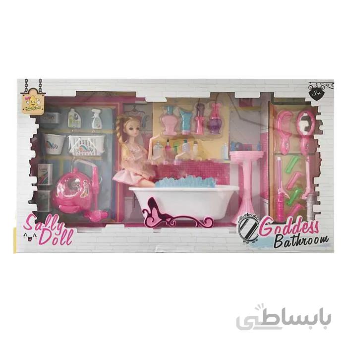 باربی مدل حمام ا این محصول اتاق کامل حمام را نشان میدهد و به هراه یک باربی عرضه میشود
