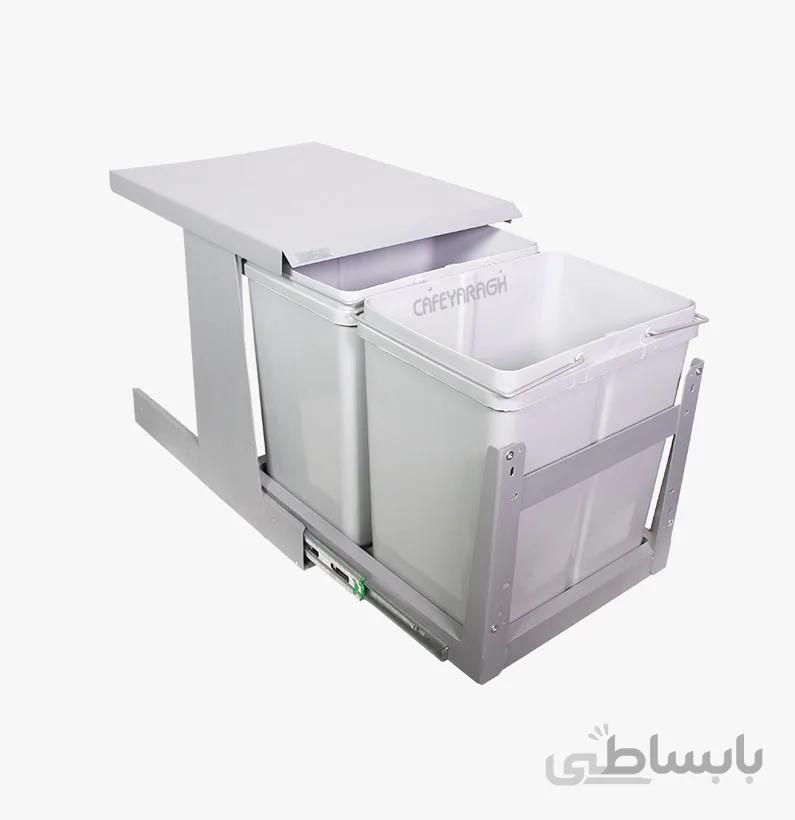 سطل زباله دو مخزنه ادلان مدل 832