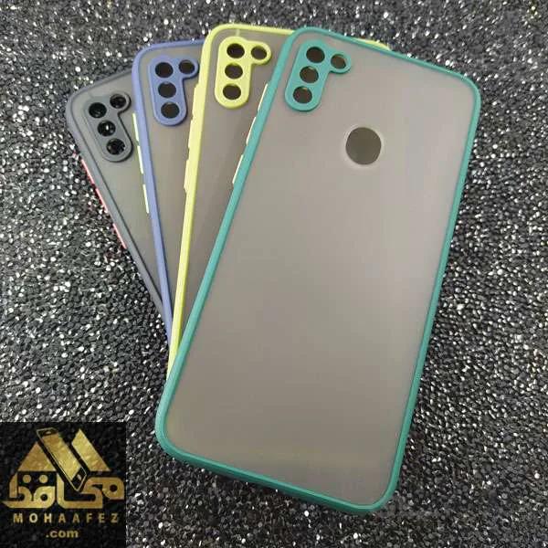 قاب سامسونگ Galaxy A11 / M11 نیمه شفاف دور رنگی کد SA370C