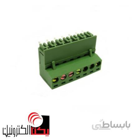 ترمینال فونیکس 7 پین رایت انگل بافاصله پایه 5.08
