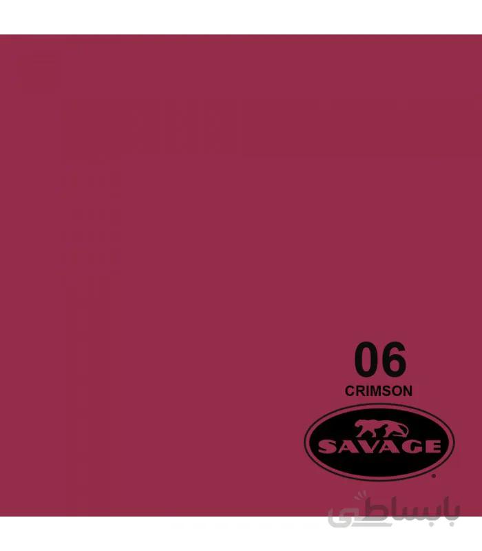 فون کاغذی SAVAGE کد رنگی Crimson 06-12