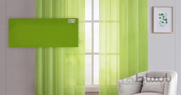 پرده حریر ترک ساده کد 4412