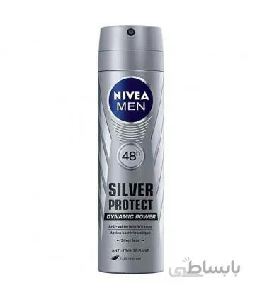 اسپری ضد تعریق مردانه نیوا مدل SILVER PROTECT