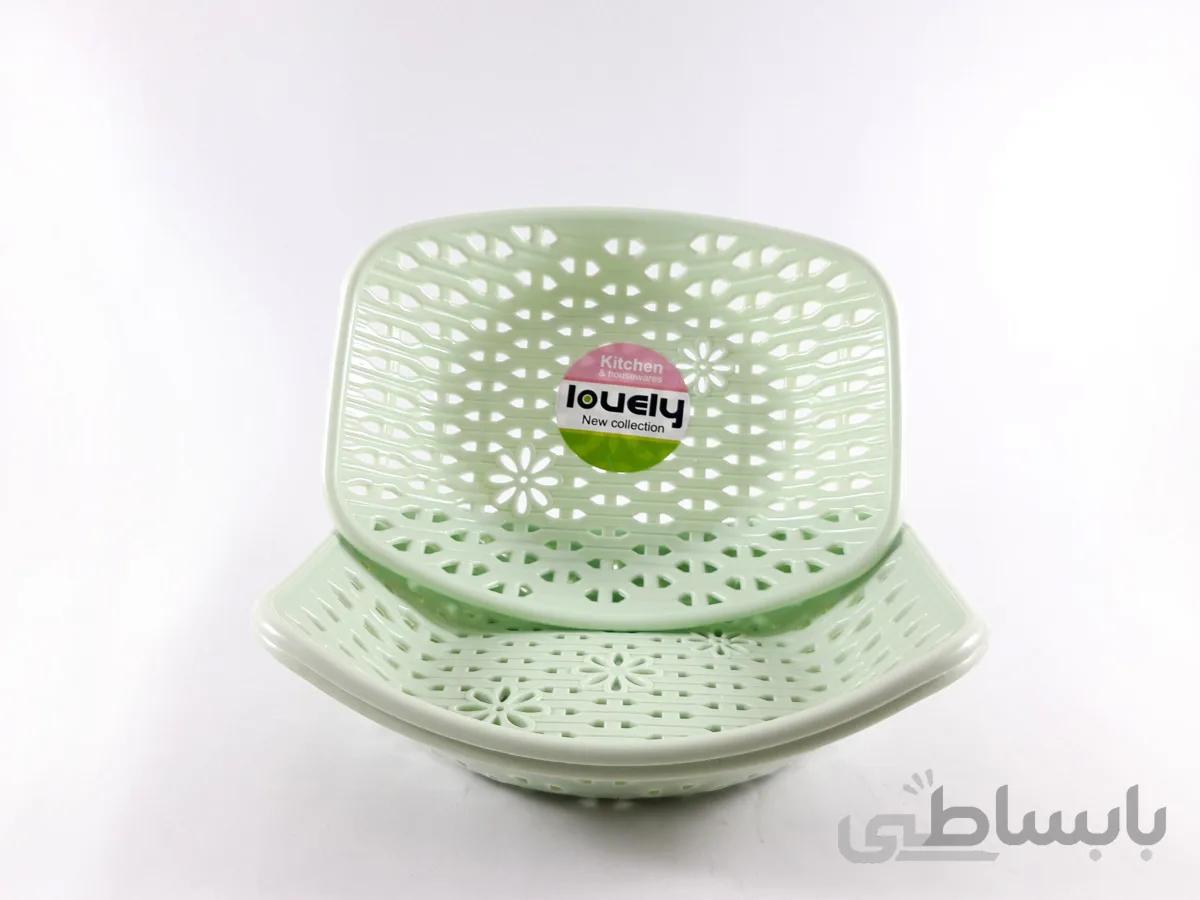 سبد سبزی 3عددی لاولی سبز