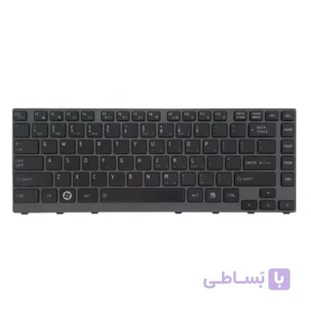 کیبورد لپ تاپ توشیبا Satellite M640 مشکی - با فریم طوسی