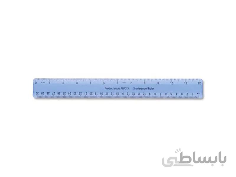 خط کش 30 سانتی متر طلقی