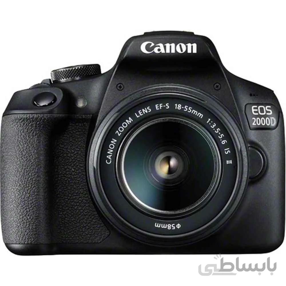 دوربین عکاسی کانن مدل EOS 2000D به همراه لنز 18-55 DC III ا Canon Eos 2000D EF S 18-55mm IS III lens