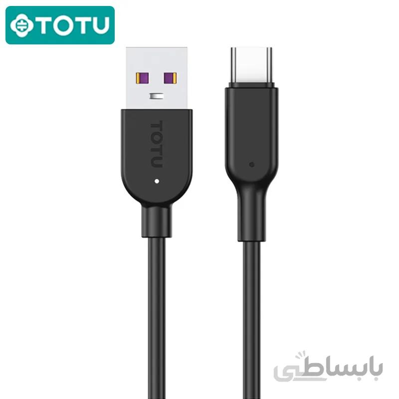 کابل شارژ تایپ سی توتو فست شارژ Totu BT-002 Jane Series 5A Type-C Cable