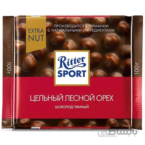 شکلات تلخ فندق اکسترا Ritter Sport 100g