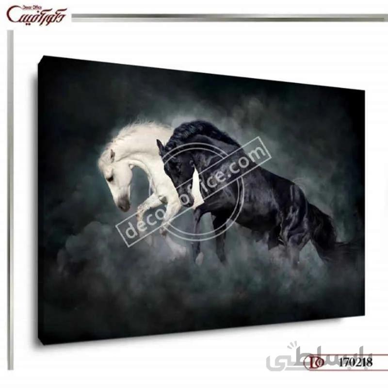 تابلو فنگ شویی طرح اسب 0218 ا Horse Feng Shui painting 0218