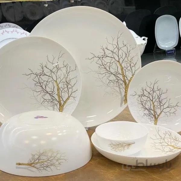 سرویس 26 پارچه اپال درجه یک گلدن کد 590011