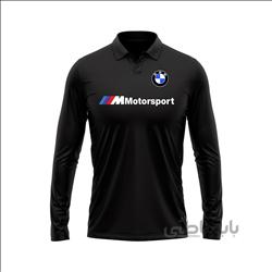 پولوشرت آستین بلند مشکی power BMW
