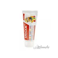 خمیردندان ژله ای کودک ایروکس با طعم توت فرنگی 80 گرم ا Irox Kids Tooth Gel with Strawberry