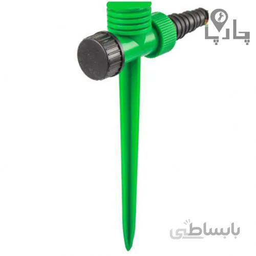 پایه زمینی خاکی آب پاش سر شلنگی سبز مشکی