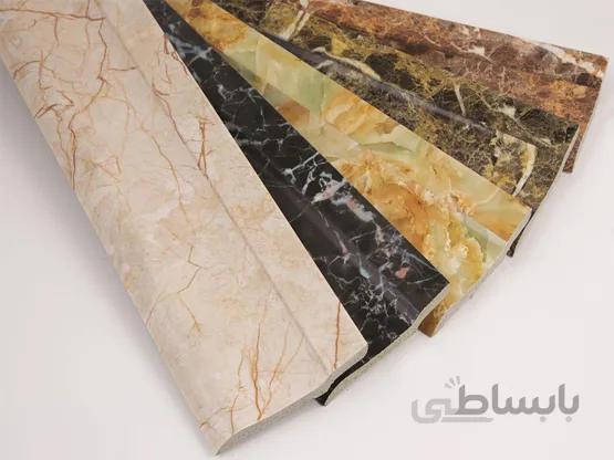 قرنیز ۱۰ سانت طرح سنگ (PVC)