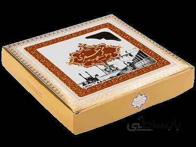 گز مظفری 40% مغز بادام لقمه‌ای مخصوص – 450 گرم