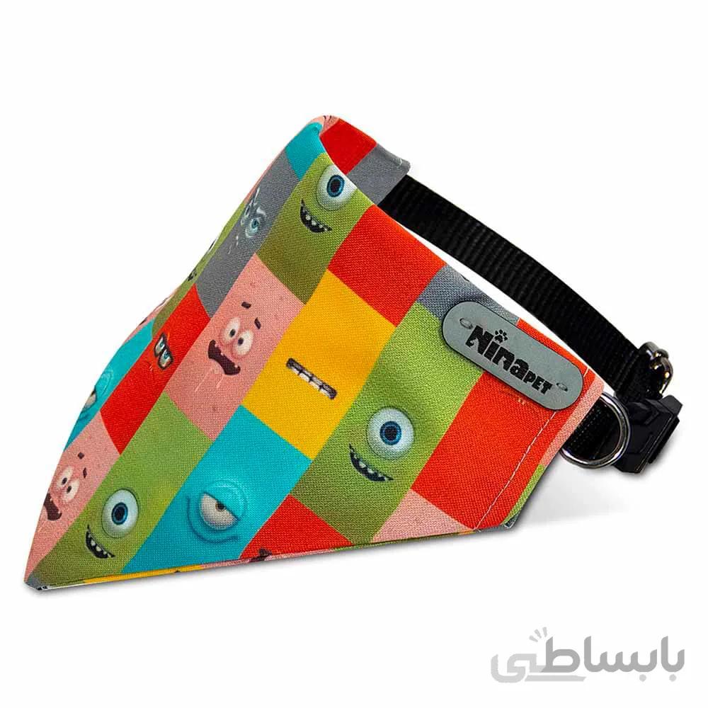 قلاده دستمال گردن سگ نیناپت مدل پاتریک ا Ninapet Collar & Scarf For Large Dog Patrick Model
