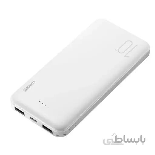 پاور بانک همراه kaku مدل KSC479 ظرفیت 10000 میلی آمپر ساعت سفید