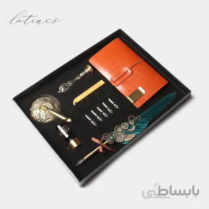 ست کالیگرافی قلم پر لوکس مدل فستیوال
