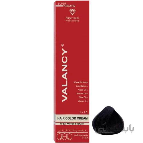 رنگ مو والانسی شماره FM2 قهوه ای دودی خیلی تیره 100 میلی لیتر ا VALANCY Hair Color Cream