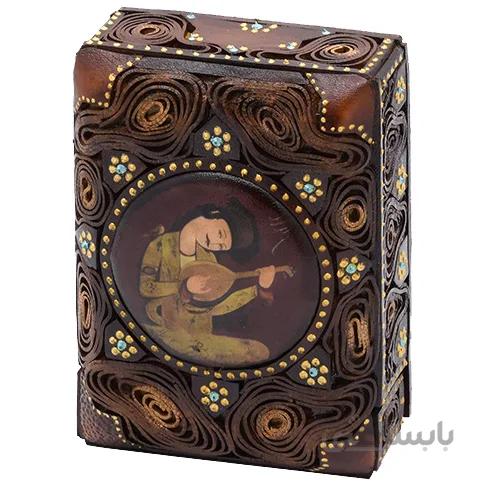جعبه جواهرات چرمی کشویی(پاسور) کدCH-7