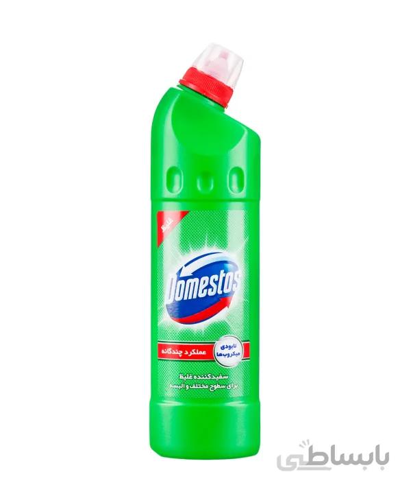 سفید کننده غلیظ سطوح مختلف و البسه دامستوس Domestos حجم 750 میلی‌لیتر