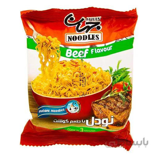نودل جهان طعم گوشت 75 گرمی