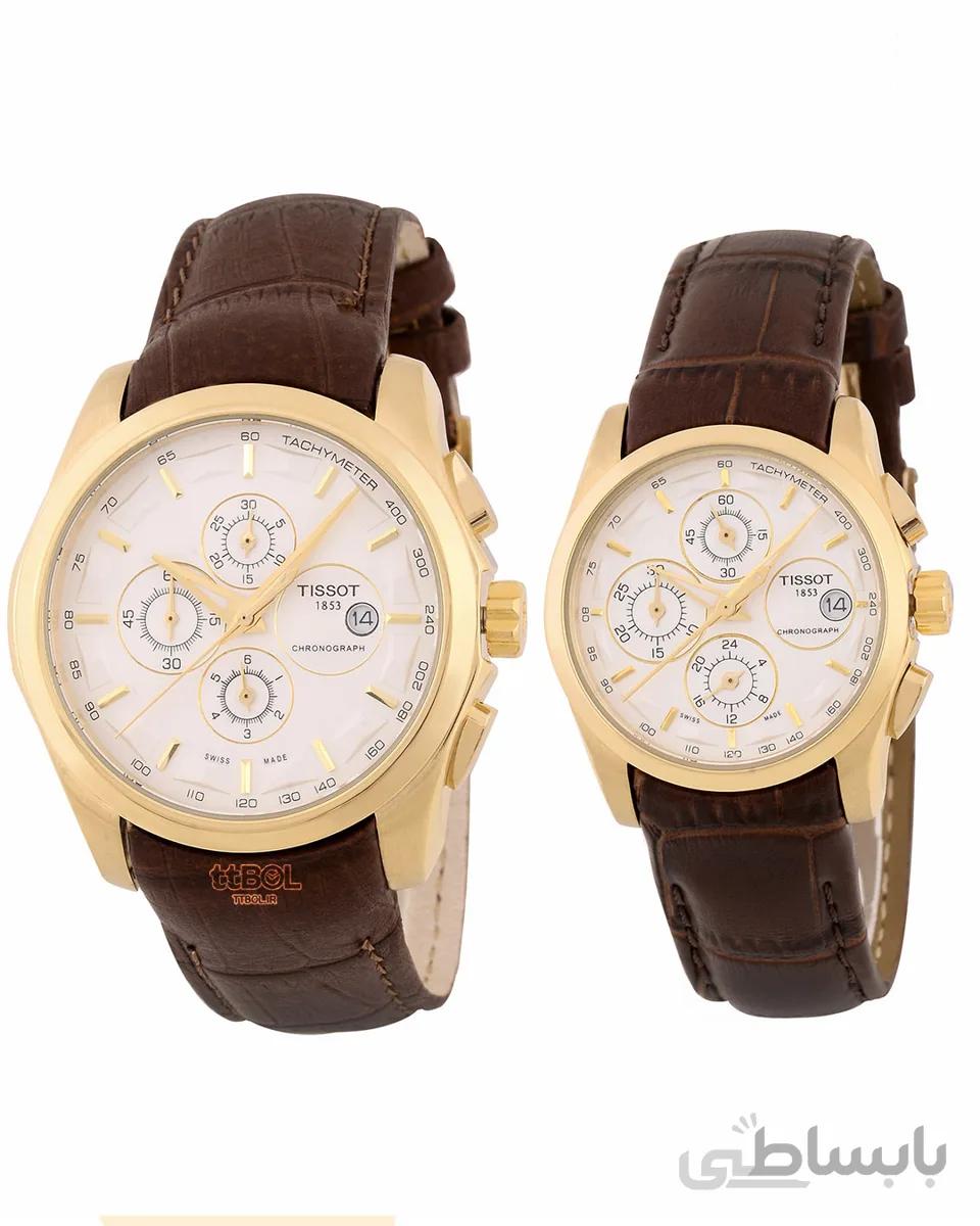 ساعت مچی ست تیسوت TISSOT 035617 CT be/g