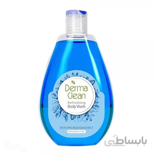شامپو بدن خوشبو کننده آقایان با عصاره شکوفه سیب درماکلین ا Refreshing Body Wash With Apple Blossom Extract 300ml DERMA CLEAN