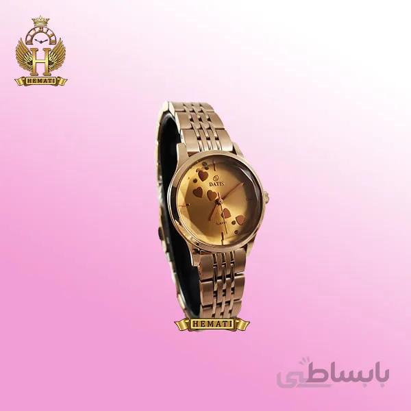 ساعت زنانه داتیس مدل Datis D8420EL رزگلد (شیشه کافی)
