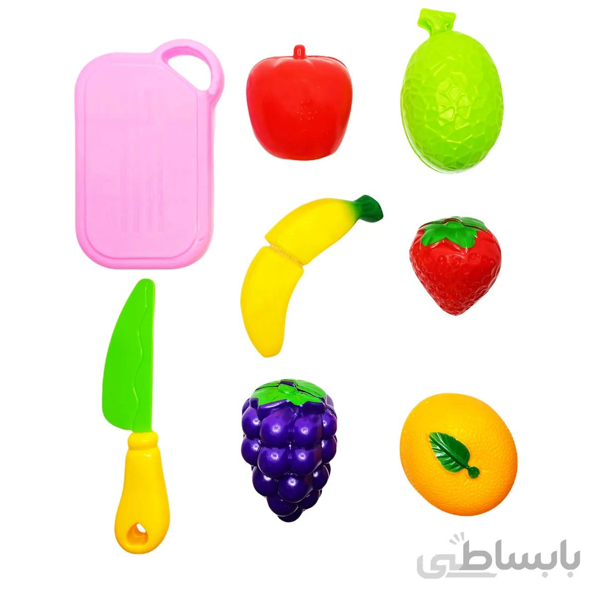 اسباب بازی مدل برش میوه کد 2012 بسته 8 عددی