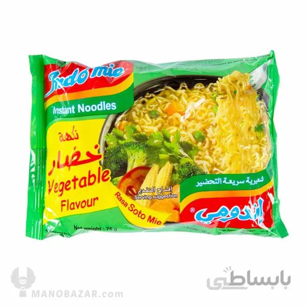 نودل سبزیجات اندومی : وزن 75 گرم