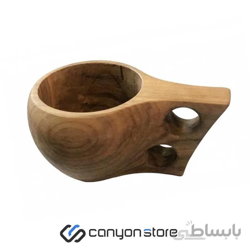 لیوان چوبی کوکسا – Kuksa mug HM009