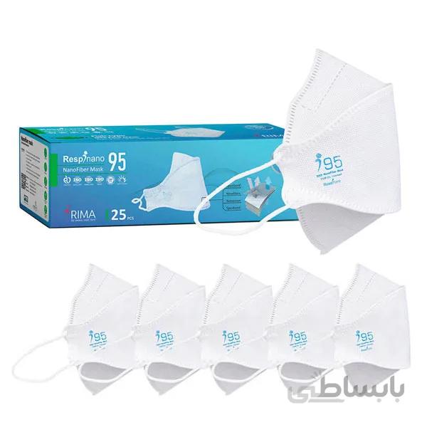 ماسک چهار لایه سه بعدی نانو مدل دارک (۲۵ عددی) ا 3d face mask